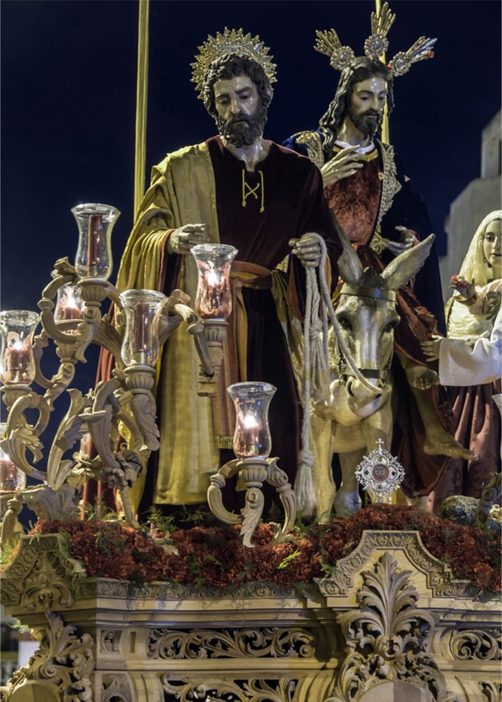 cronología Semana Santa en San Fernando - Borriquita