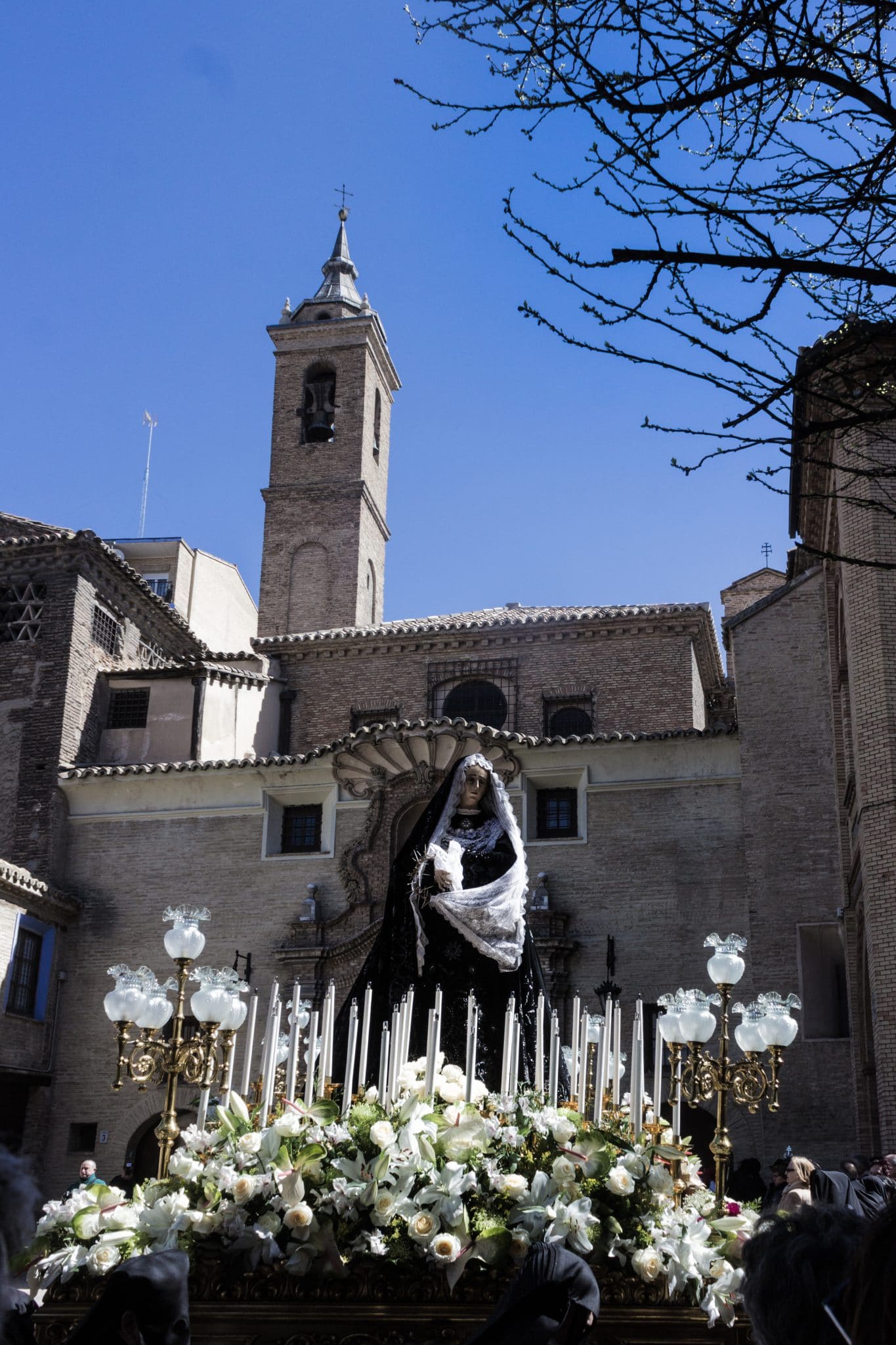 congregación de las esclavas Semana Santa en Zaragoza - Procesión Titular Esclavas