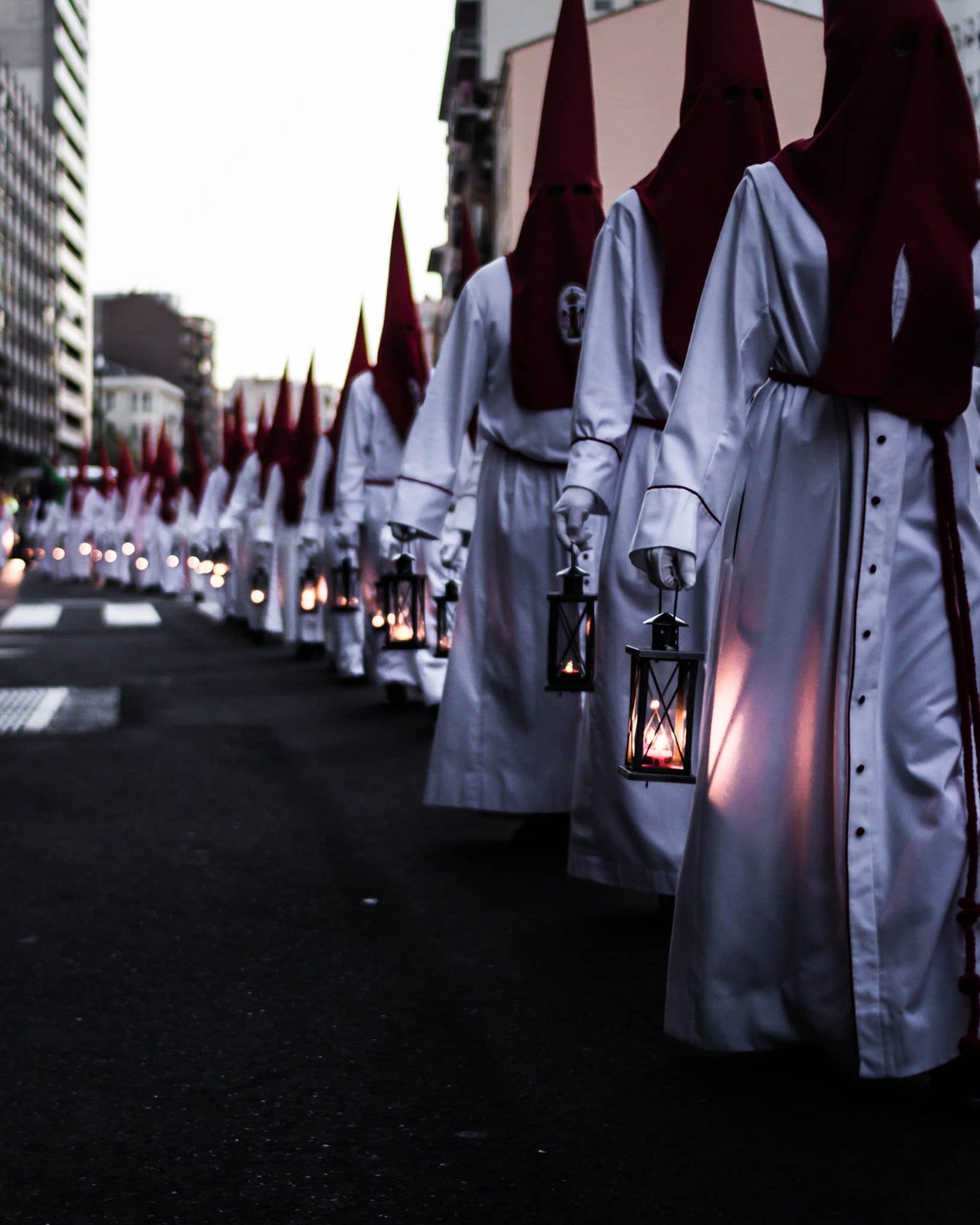procesión traslado Semana Santa en Zaragoza - Procesión traslado Columna