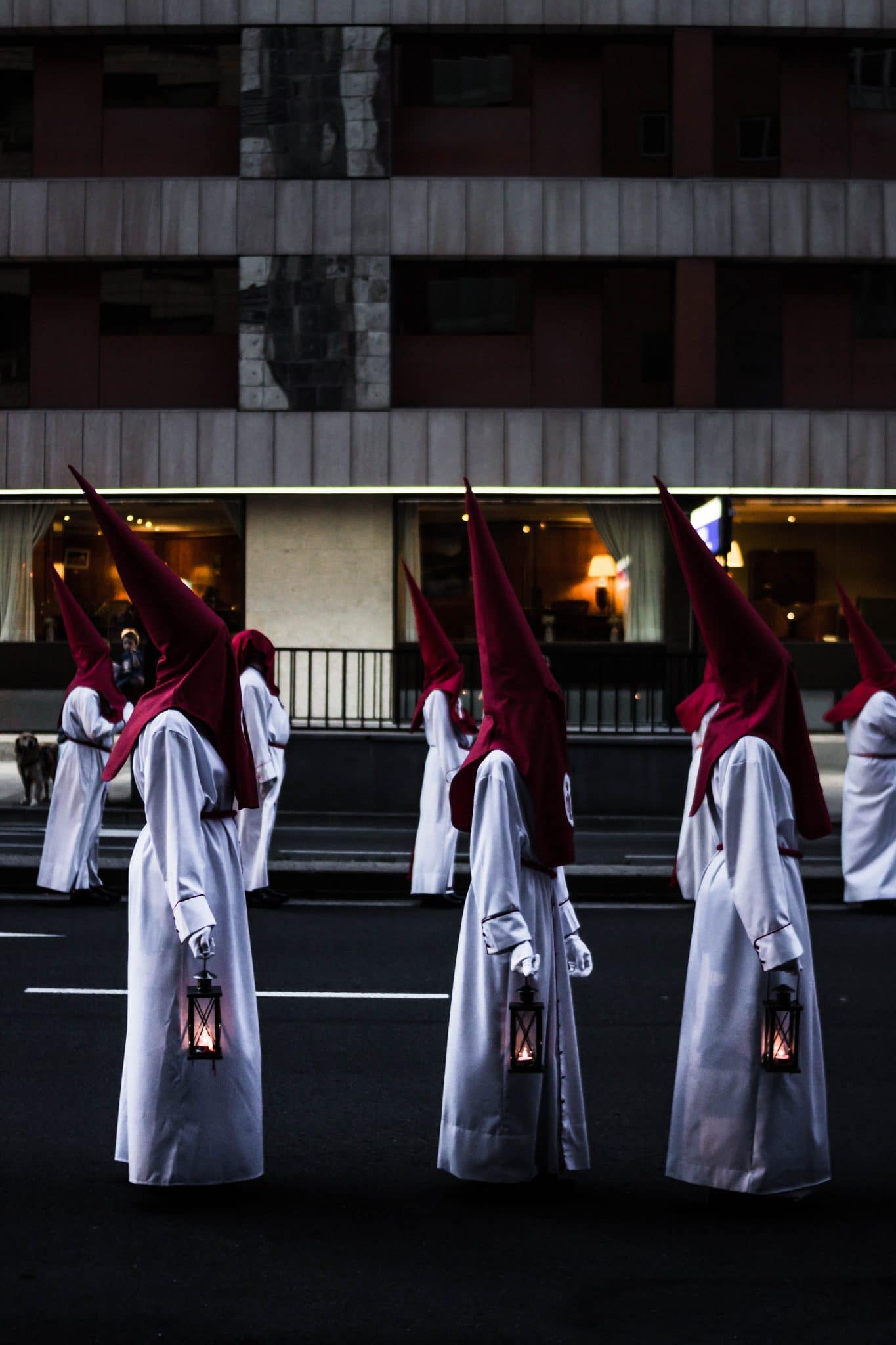 procesión traslado Semana Santa en Zaragoza - Procesión traslado Columna
