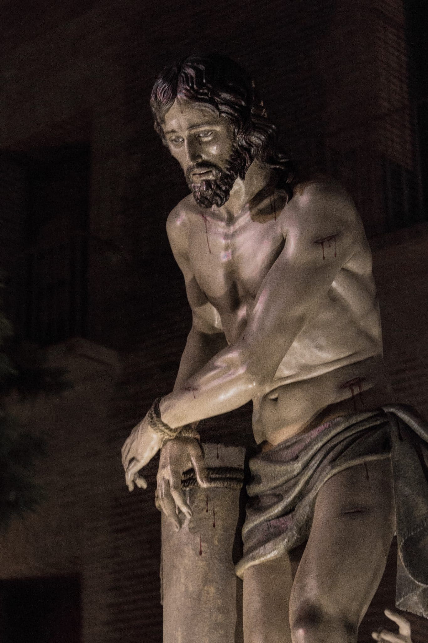 Semana Santa en Zaragoza - Procesion Titular Columna