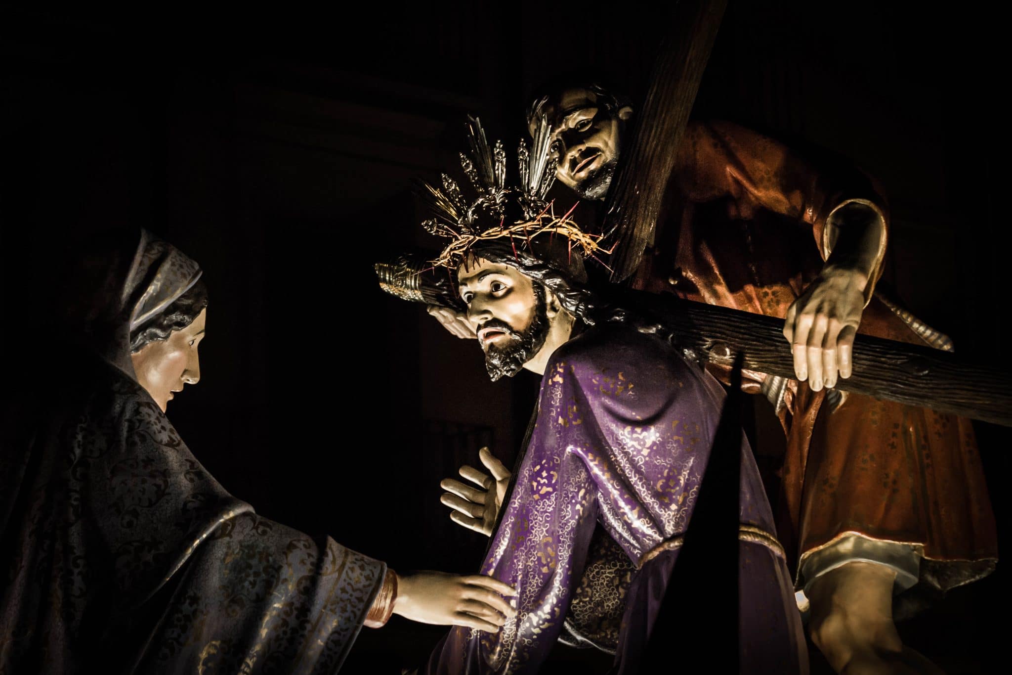 Semana Santa en Zaragoza - Procesion Tres Caídas Calvario