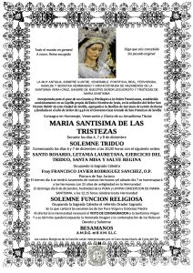 semana santa 15 Convocatoria Triduo Virgen