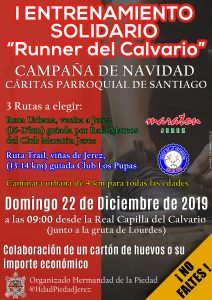 semana santa Cartel Entrenamiento Runner del Calvario