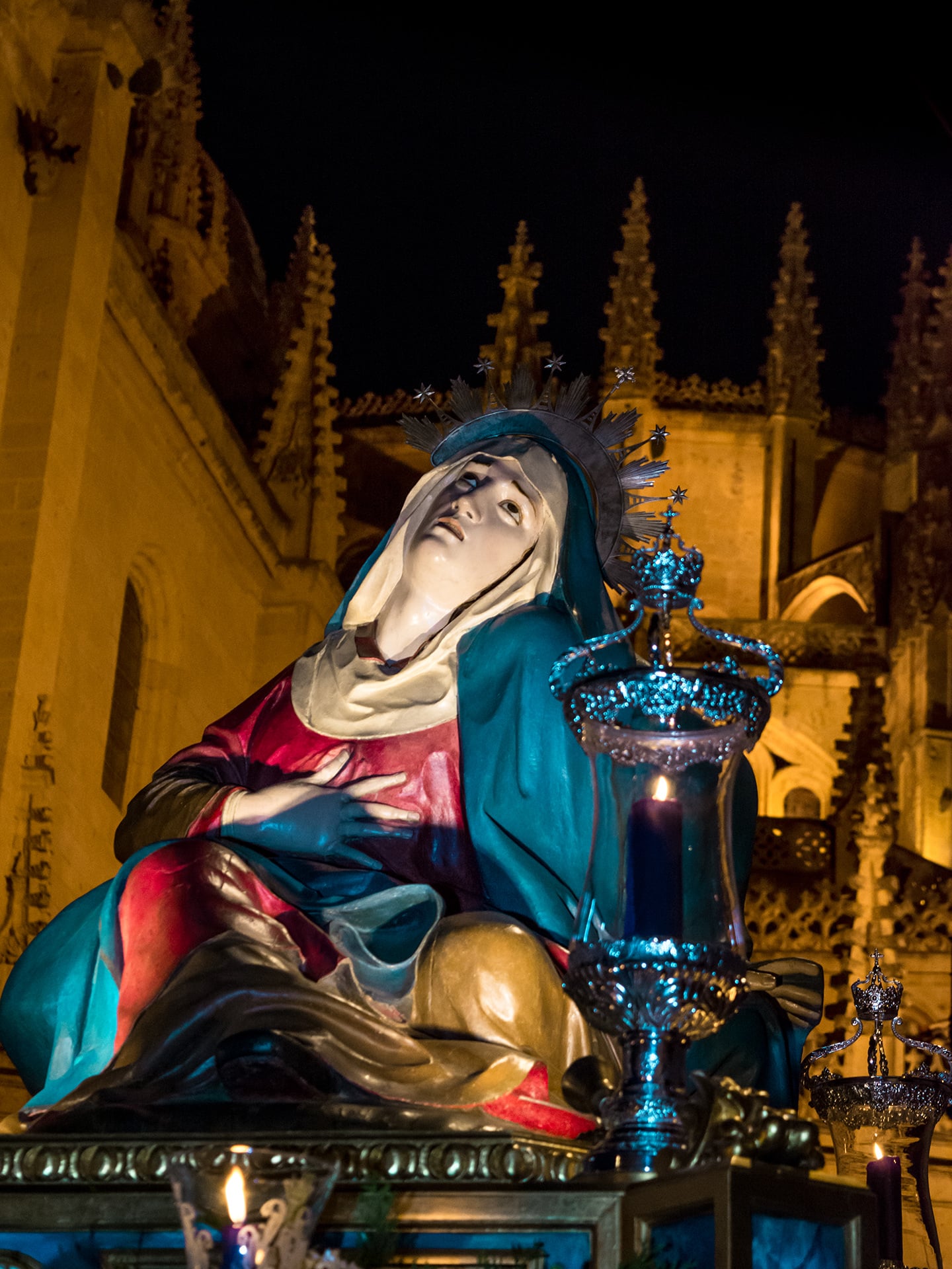Virgen de las angustias, ADEMAR, viernes de colores, Segovia (Manu Rodrigo)