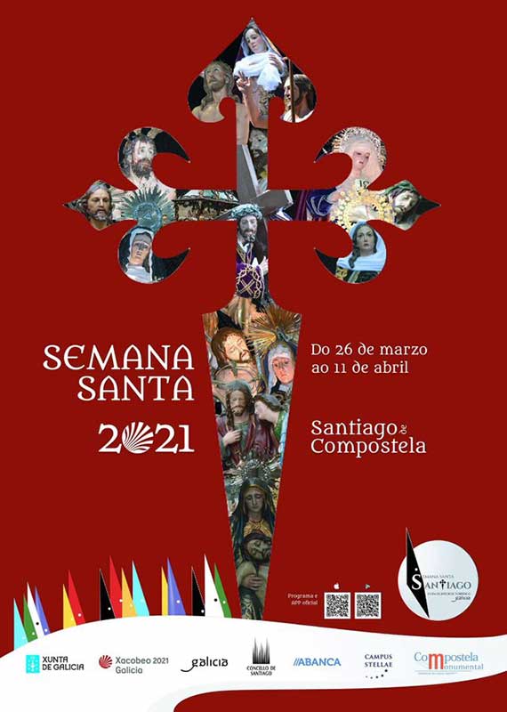 2021 Semana Santa en Santiago de Compostela