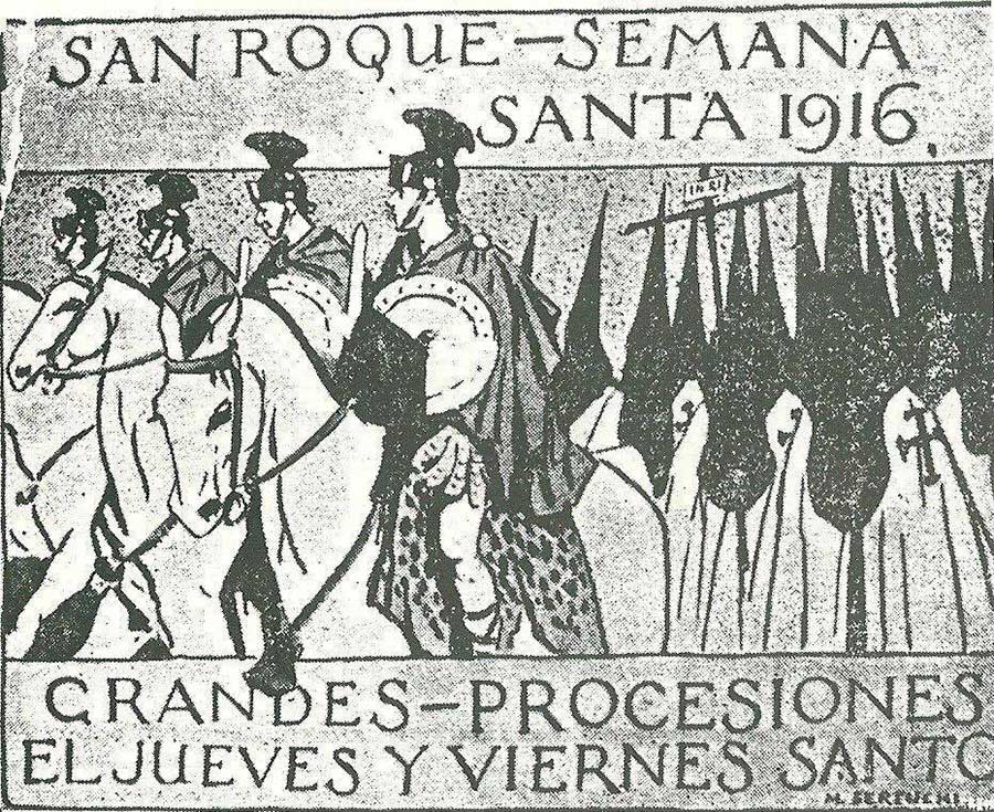 1916 Semana Santa En San Roque