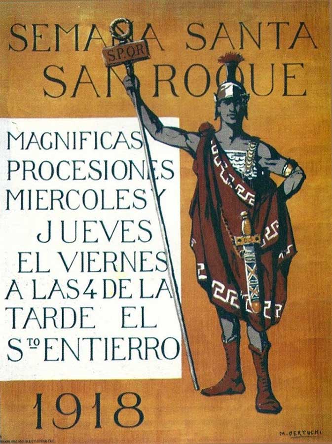 1918 Semana Santa En San Roque