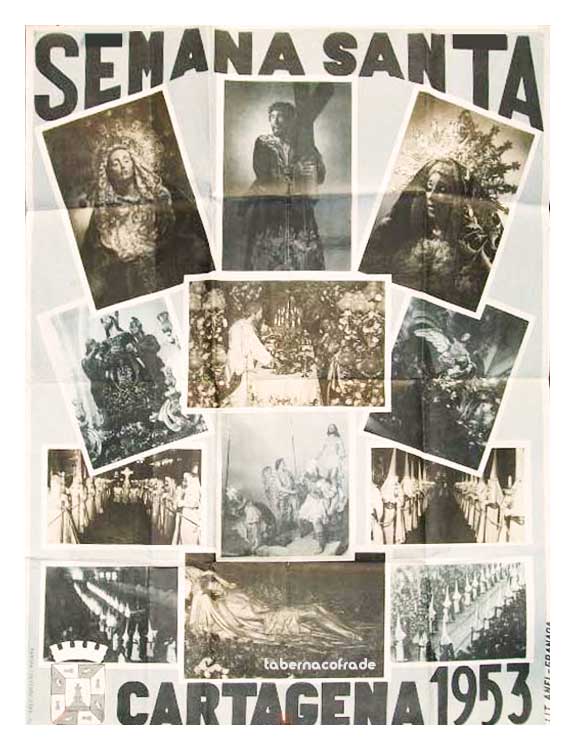 1953 Semana Santa En Cartagena