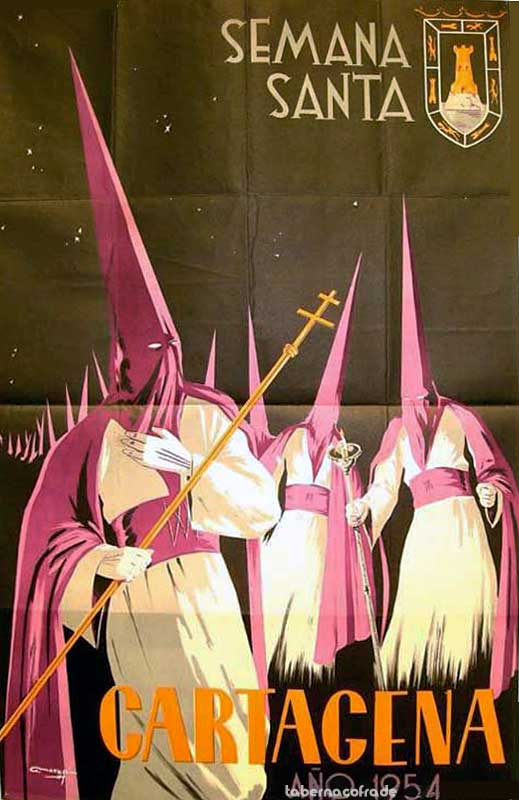 1954 Semana Santa En Cartagena