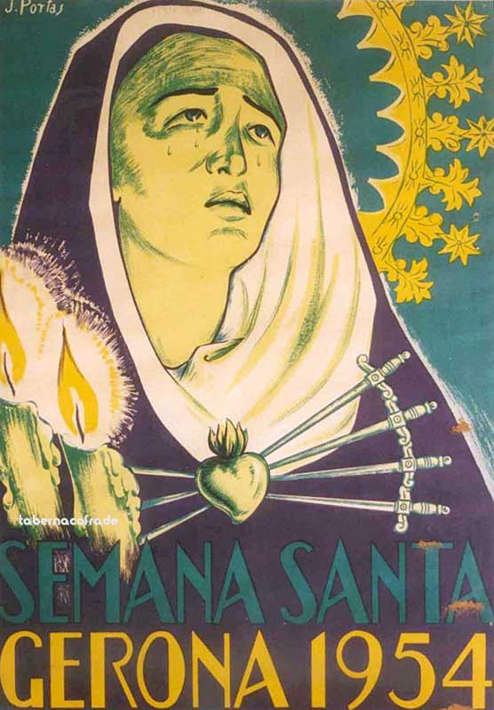 1954 Semana Santa En Gerona