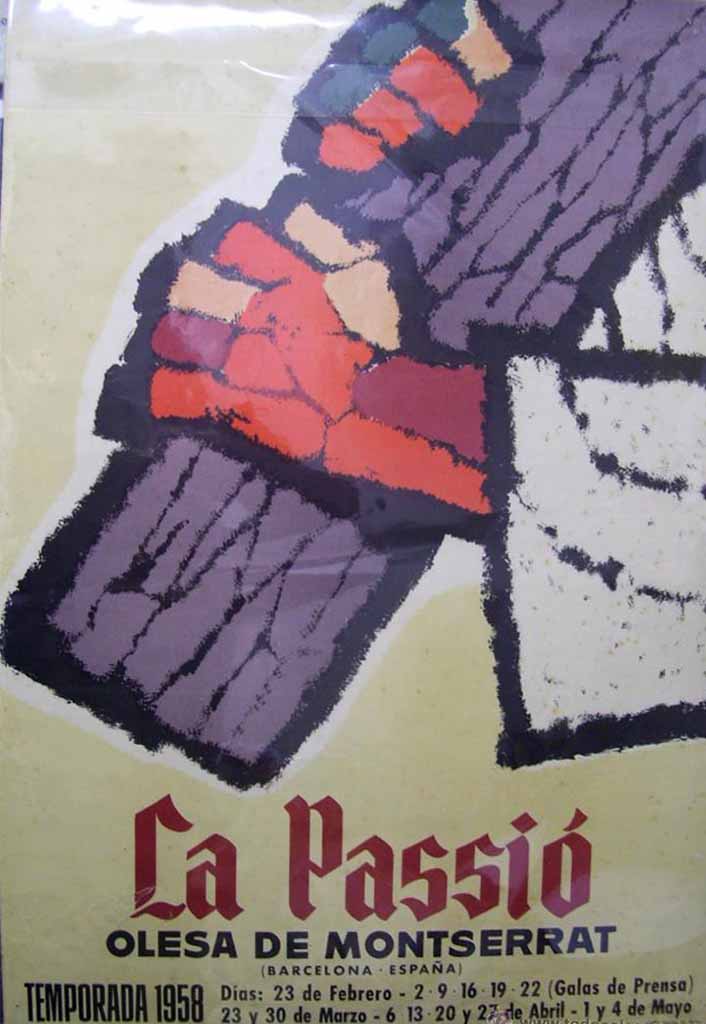 1958 Semana Santa En Olesa De Montserrat