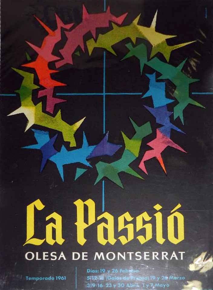1961 Semana Santa En Olesa De Montserrat