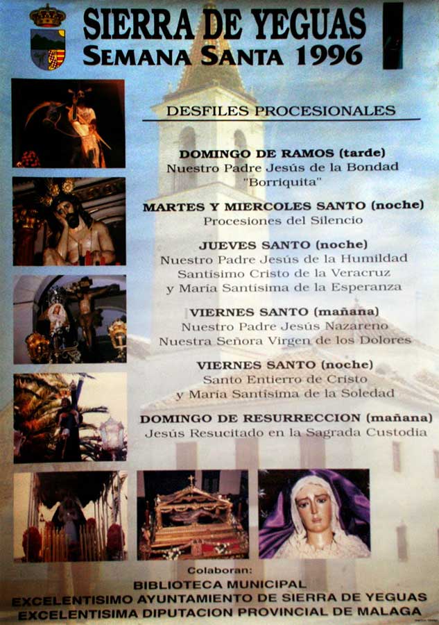 1996 Semana Santa En Sierra De Yeguas