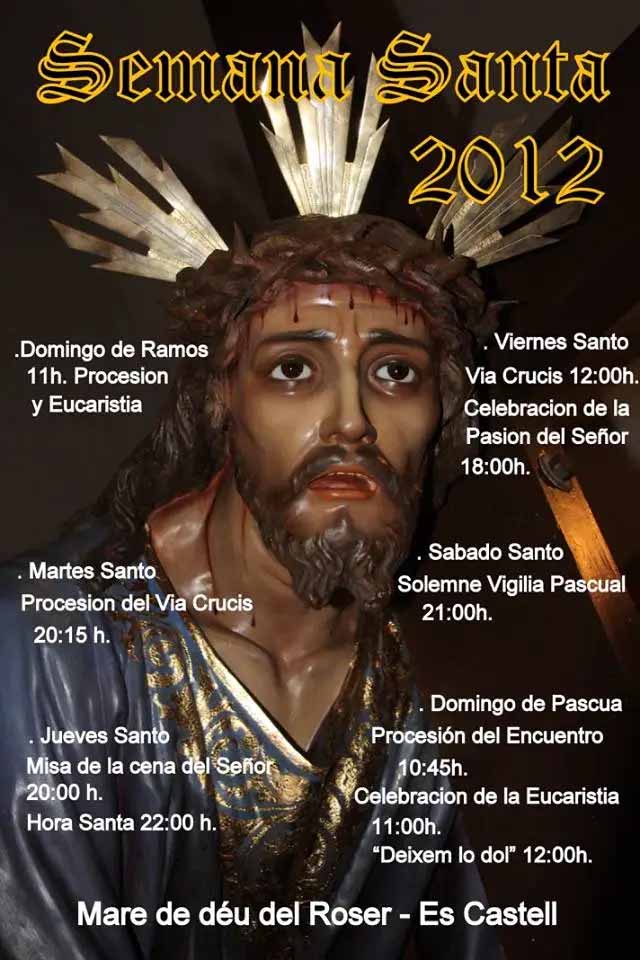 2012 Semana Santa En Es Castell