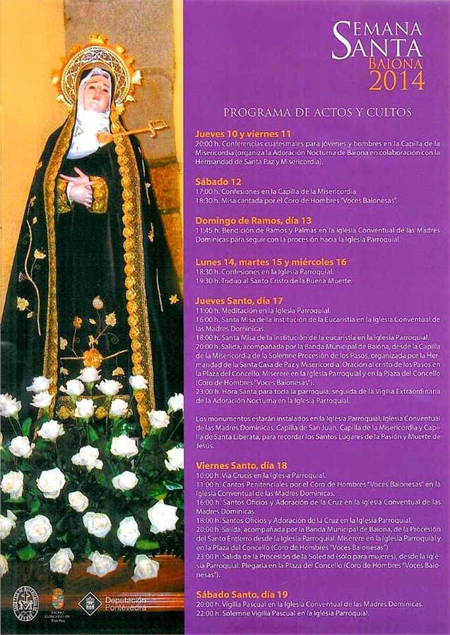 2014 Semana Santa En Baiona