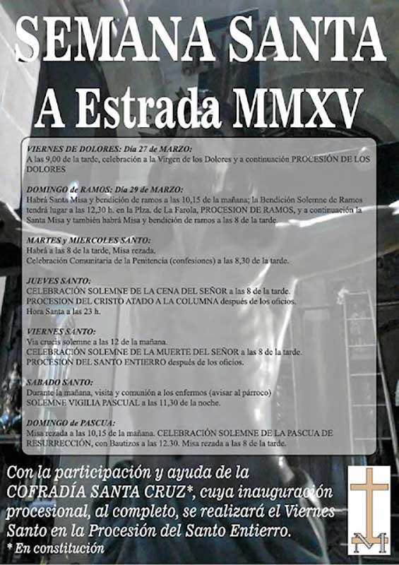 2015 Semana Santa En A Estrada
