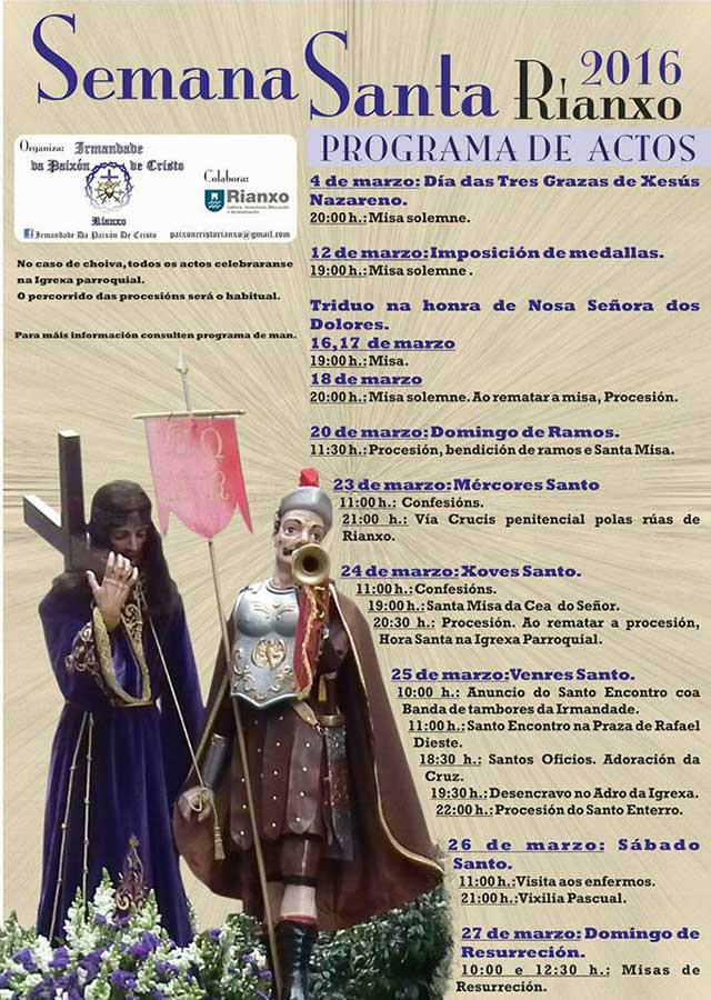 2016 Semana Santa En Rianxo