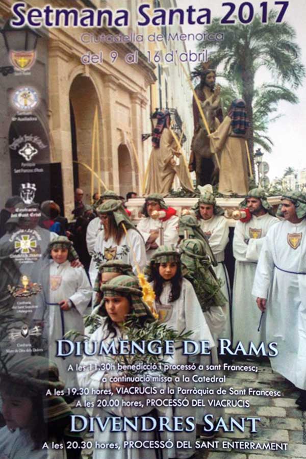 2017 Semana Santa En Ciutadella De Menorca