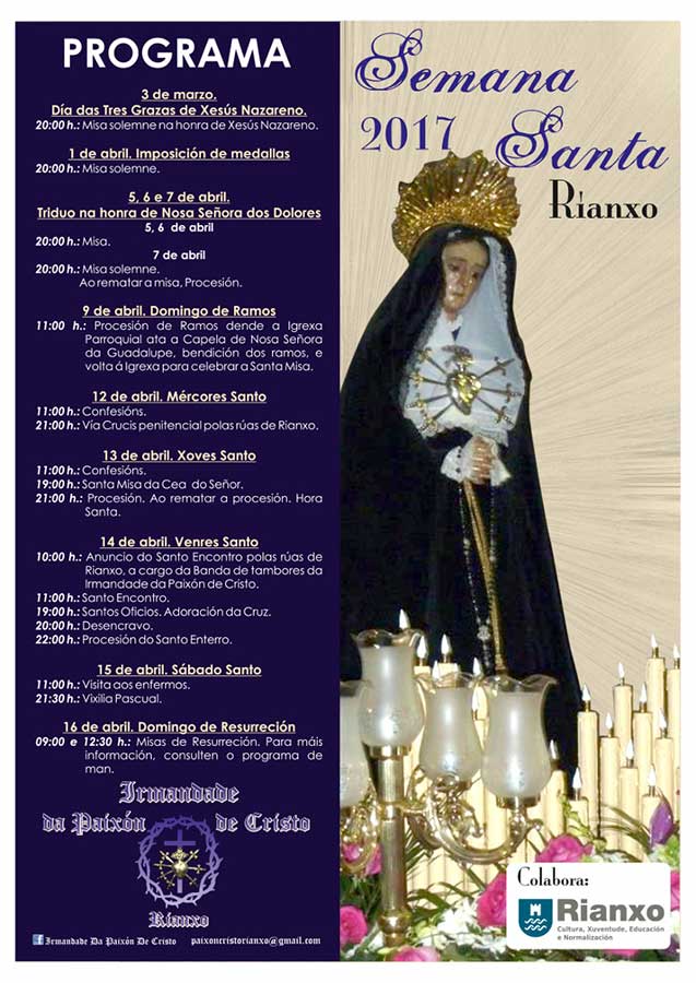 2017 Semana Santa En Rianxo