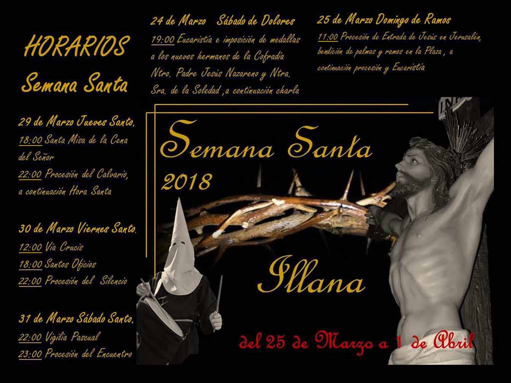 2018 Semana Santa En Illana