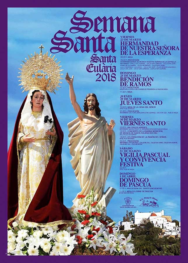 2018 Semana Santa En Santa Eulalia Del Río