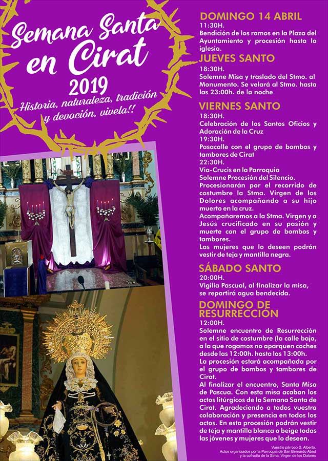 2019 Semana Santa En Cirat