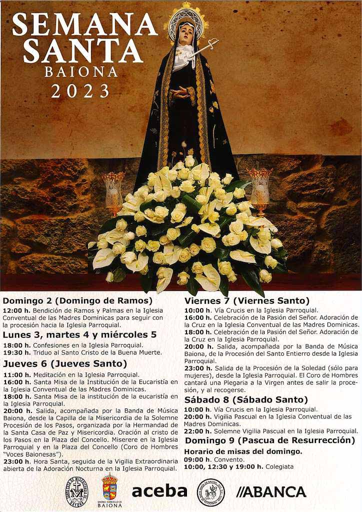 2023 Semana Santa En Baiona