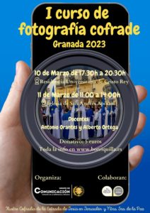Cartel I Curso De Fotografia Cofrade Con Móviles