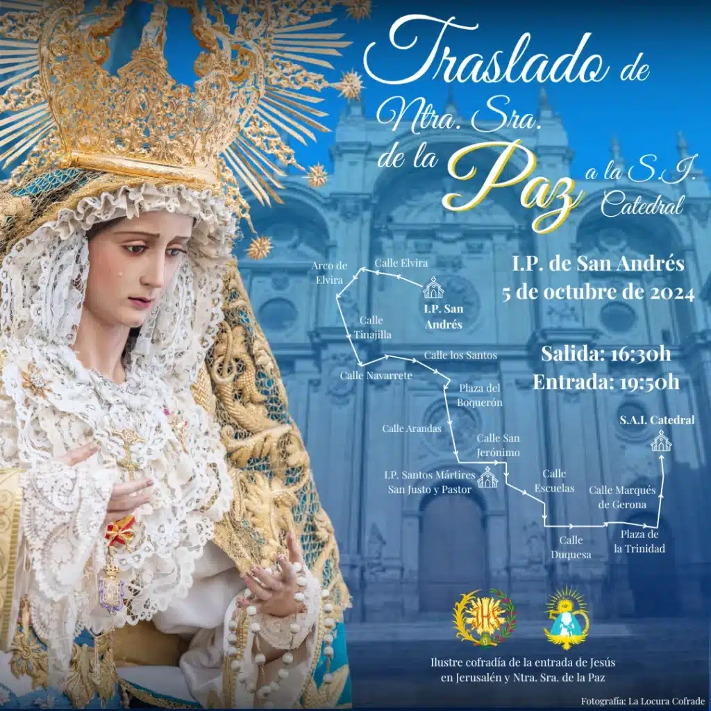 Cartel Recorrido Traslado A Catedral