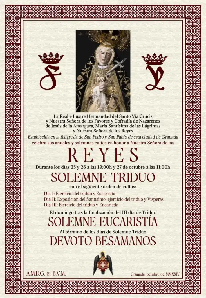 Orla Triduo Ntra. Sra. De Los Reyes En San Pedro Y San Pablo