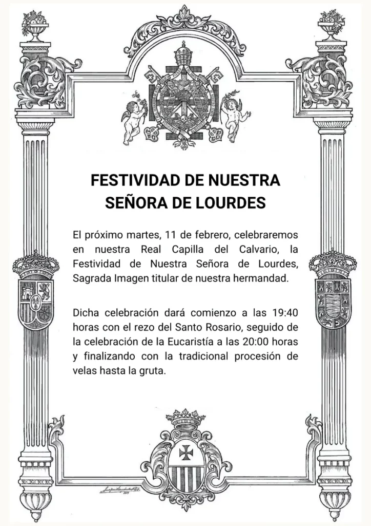 Festividad De Nuestra Señora De Lourdes