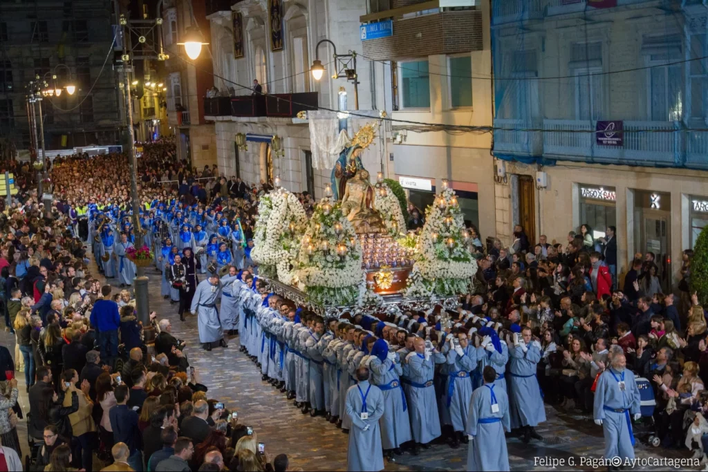 Procesión Virgen De La Piedad, Cartagena